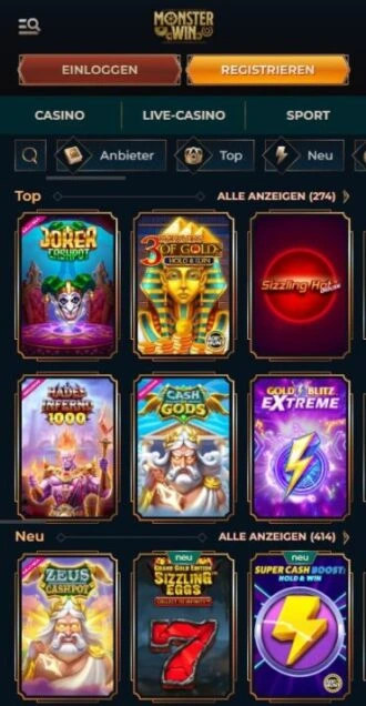 Mobiles Spielerlebnis und Casino-Apps
