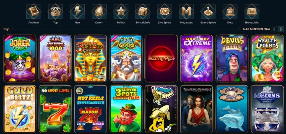 Spielauswahl und Vielfalt in Casinos ohne Lizenz